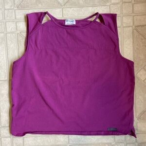 Wilson cropped workout tank size medium color raspberry